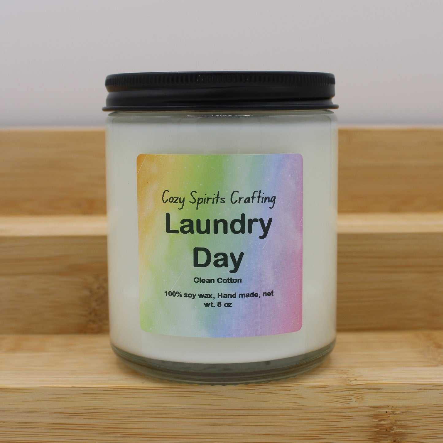 8 oz wood wick candle
