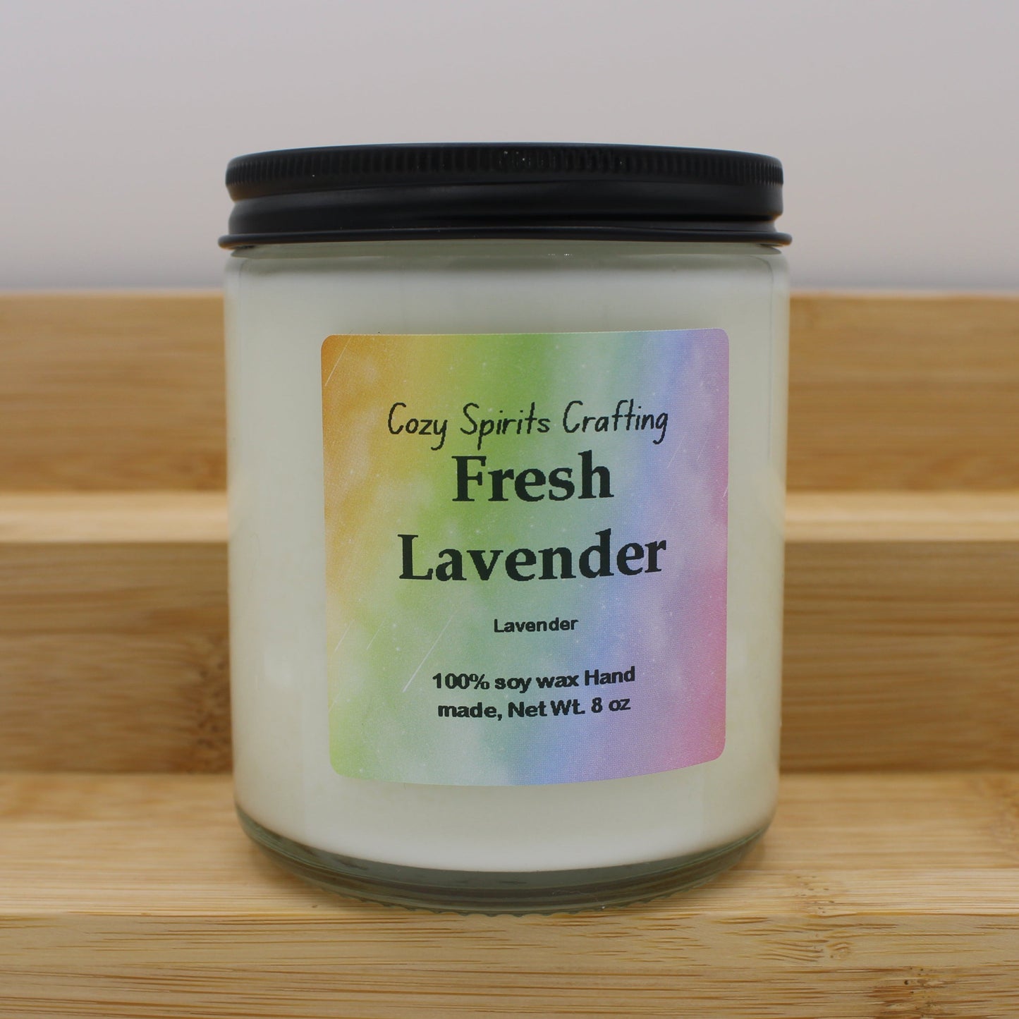 8 oz wood wick candle