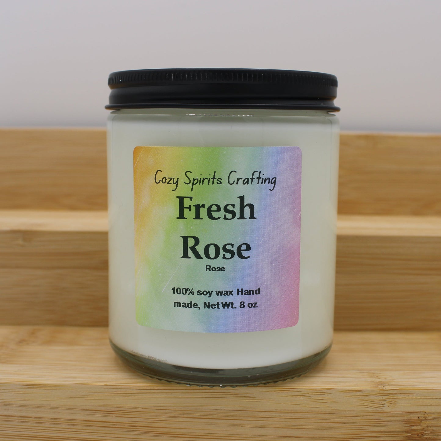8 oz wood wick candle